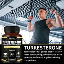 Bunkell Turkesterone Capsules Dietary Supplement - 840 Mg Per Serving - High Strength Formula For Men - 120 Capsules - 1 Bottle - View 4