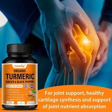 Bunkell Dietary Supplements - Turmeric Capsules - With 95 Curcuminoids & Black Pepper Extract, Joint Support - 120 Capsules - 1瓶 - 查看 5
