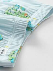 Balabala 2026款婴儿夏季睡衣套装，柔软透气，舒适亲肤，男女童家居服 - 藍綠色 - 查看 7