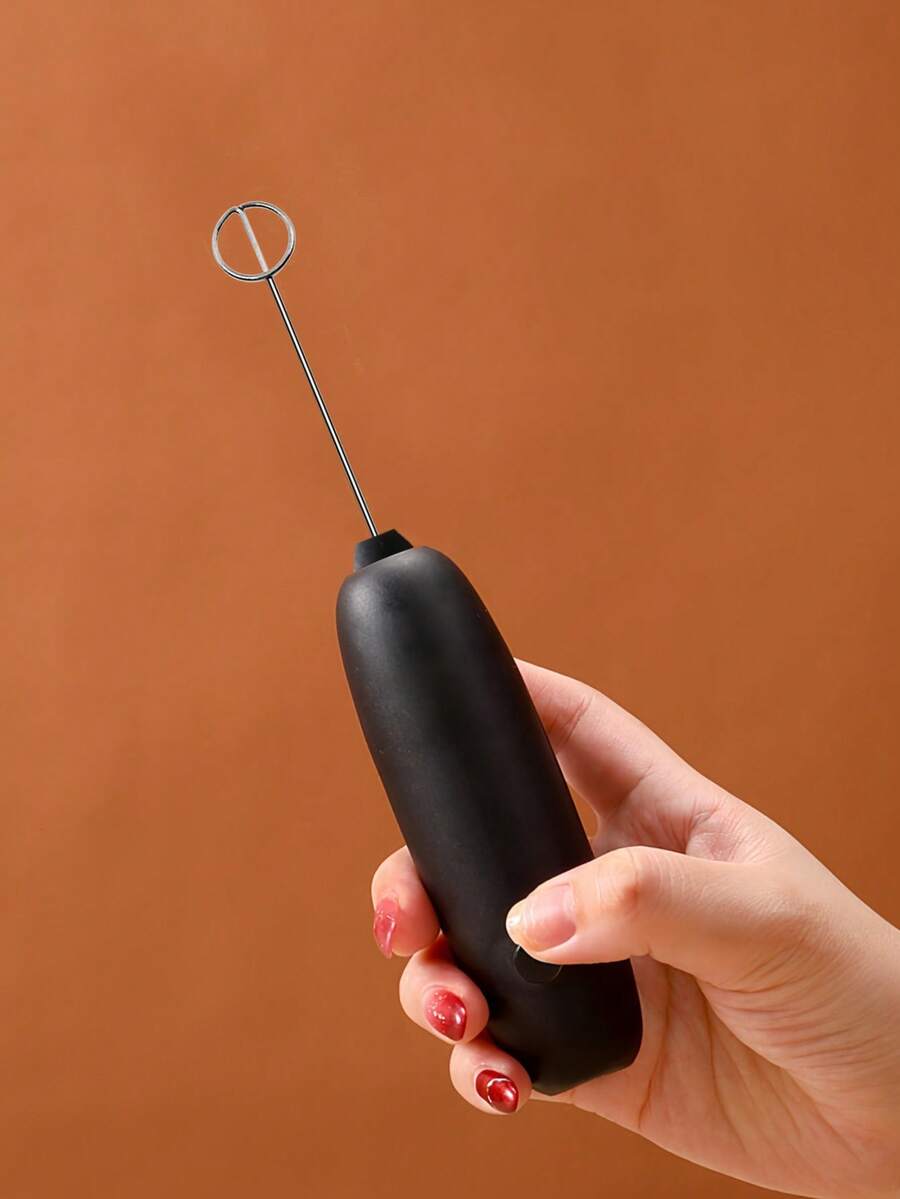 1个电池供电电动奶泡器兼咖啡搅拌器，便携式卡布奇诺咖啡机，厨房电器 - 查看 1