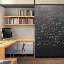 1-Set Chalkboard Wall Decal With Free Chalk Removable Wallpaper Handwritten Message Board - Durable Dry-Erase Message Board - Suitable For Offices, Schools, And Homes - DIY Decor - Easy Installation - Leaves No Residue-Back-To-School Season - Multicolor - View 4