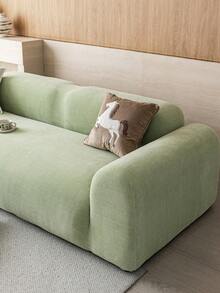 1 buah Sarung Sofa 3D, Bahan Chenille, Pelindung Sofa Multifungsi yang Menutupi Seluruh Bagian, Dekorasi Liburan, Sarung Sofa Elastis Satu Bagian, Cocok untuk Sofa 1/2/3/4 Dudukan - Hijau - View 5
