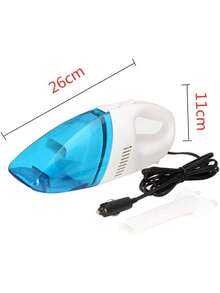 Aspiradora inalámbrica de mano con alta potencia de succión, adecuada para uso en el hogar y el coche, recargable por USB, con un gran tanque de agua de 600 ml, ligera y potente para eliminar ácaros y pelo de mascotas.Par de aspiradoras portátiles. - azul - Ver 6