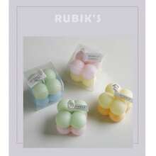 1pc Cute Bubble Candle, Ideal Birthday Gift, Handmade Creative Gift For Mother's Day, Also Suitable For Indoor Decor, Graduation Gift, And Gift For Women - Multicolor - View 6