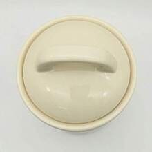 Ceramic Coffee Canister JarsAirtight Coffee Storage Container with Handle Lid Ceramic Food Storage Jars for Coffee Beans Vacuum Sealed Vintage Kitchen Canisters Large 8.5 inches Beige - Beis - Ver 4