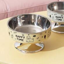Stainless Steel Raised Pet Bowls, Anti-Spill, Easy To Clean, Non-Slip Bowls For Cats And Dogs - 300ml - View 4