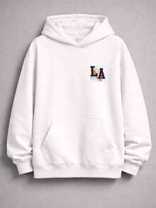 Oversized Sweatshirt L.A Los Angeles City Unisex Ref4723 - 白色 - 查看 5