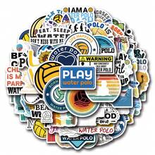 60pcs Water Polo Vinyl Stickers, Beautiful And Practical, Suitable For Scrapbooks, Diaries, Bumpers, Skateboards, Water Bottles, Helmets, Water Cups, Car Stickers, Etc. - Random - View 1