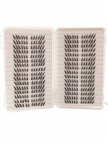 Fox-Inspired Dramatic Angled Fluffy Lashes, High Volume Natural Thick Segmented Black False Eyelashes - View 6