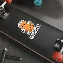 3/6/12张“我很好，这就是我的表情”可爱猫咪贴纸，卡通风格，适用于手机、笔记本、办公室等多种场景 - 白底 - 查看 10