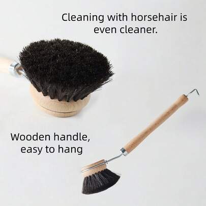  EKOSECRET 长柄多功能厨房清洁刷，适用于锅碗瓢盆，耐用厨房刷，可用于清洁炊具、水槽和台面，清洁用品，清洁工具