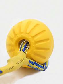 Rope Dog Toy Ball, Puppy Interactive Training Toy, Pet Chewing Plaything, Floating EVA Elastic Ball - Multicolor - View 3