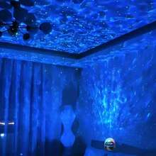 USB Wave Ripple Projector With Ripple Effect, Feels Like Being Surrounded By Waves, Suitable For Toys, Gifts, Birthday Presents, Game Room, Bedroom, Living Room - Multi-color light - View 7