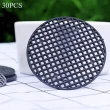 30/50/100 Circular Flowerpot Mesh Mats: Leak Proof Mats, Soft Bottom Mesh Mats, Garden Drainage Mesh Screens, Breathable Mats, Garden Flower And Succulent Plant Supplies - Multicolor - View 9