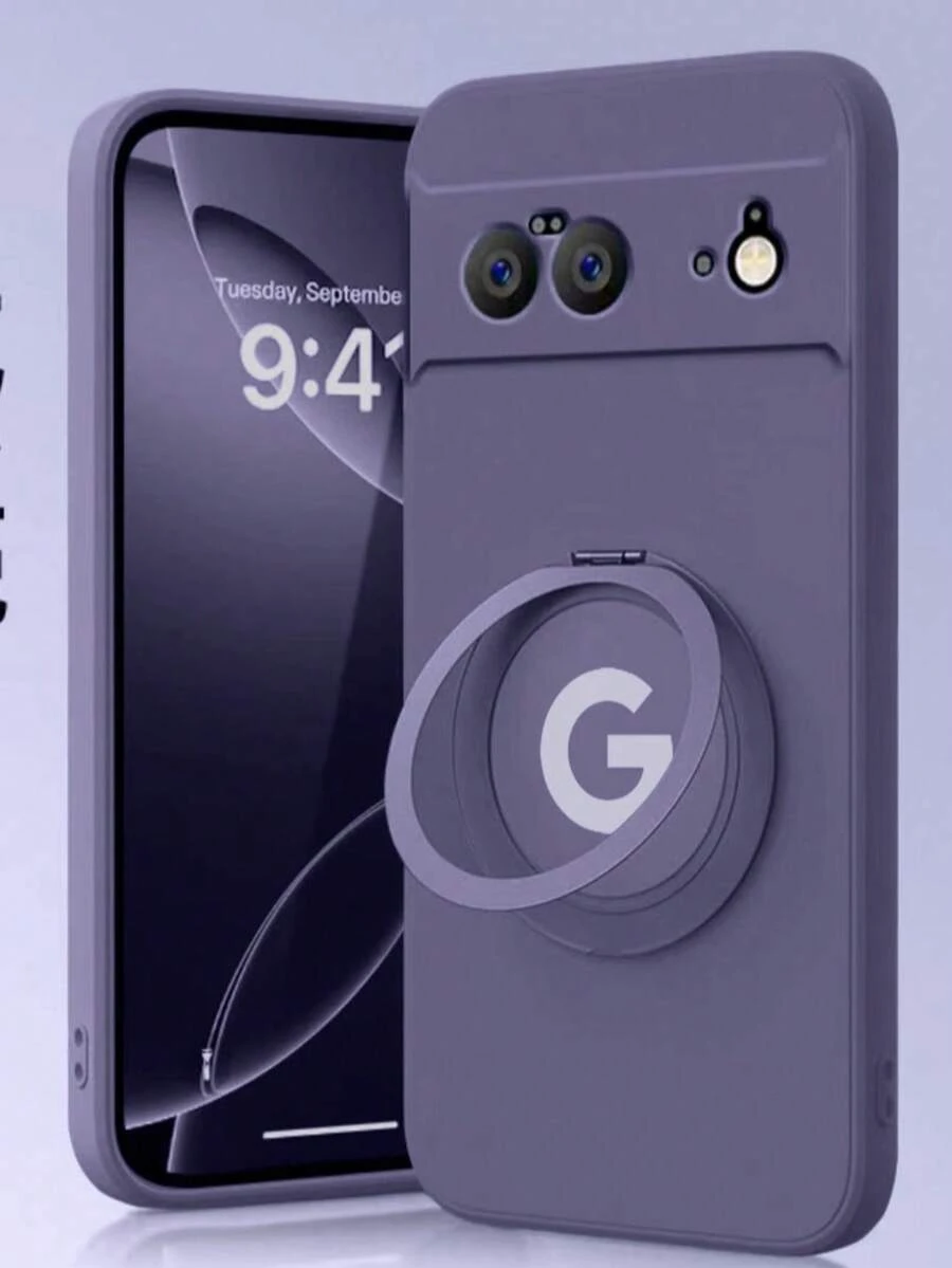 磁吸支架手机保护壳，兼容 Pixel 6、6 Pro、6A、7、7 Pro、7A、8、8 Pro、8A、9、9 Pro、9A、10、10 Pro、10 Pro XL - 暗紫色 - 查看 1