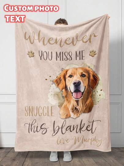 1Pc Custom Puppy/Kitty Blanket Name, Personalized Dog/Cat Name Blanket, Personalized Blanket With Dog Paw/Fish Bones, Pet Birthday Gift, Coming Home Gift Pet. Ornamental,Cat Stylish,Cute,Colorful,Cuties Unique,Customized Home Goods Ideal Gifts For Him,Ideal Gifts For Her Her,Family,Friends,Pet Lovers,Pet For Anniversaries,For Birthdays Ornamental,Engraved Stylish,Fashion,Colorful,Vintage,Cute,Contracted,Cuties Custom,Unique,Customized,Personalized Pet For Anniversaries,For Birthdays