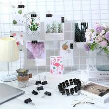 100pcs Medium Binder Clips, Durable Metal File Folders, Suitable For Office, Classroom And Teachers - C - View 5