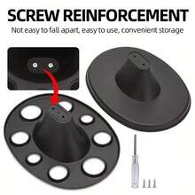 1/3 wysokiej jakości okrągłe pudełko do przechowywania akcesoriów do włosów – idealne do przechowywania narzędzi i akcesoriów do stylizacji - Wielokolorowe - Zobacz 5