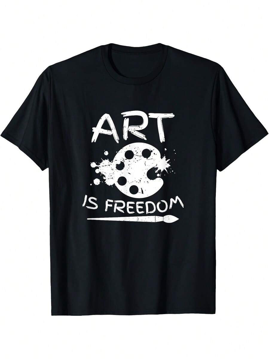 Men T-Shirts - Black - View 1