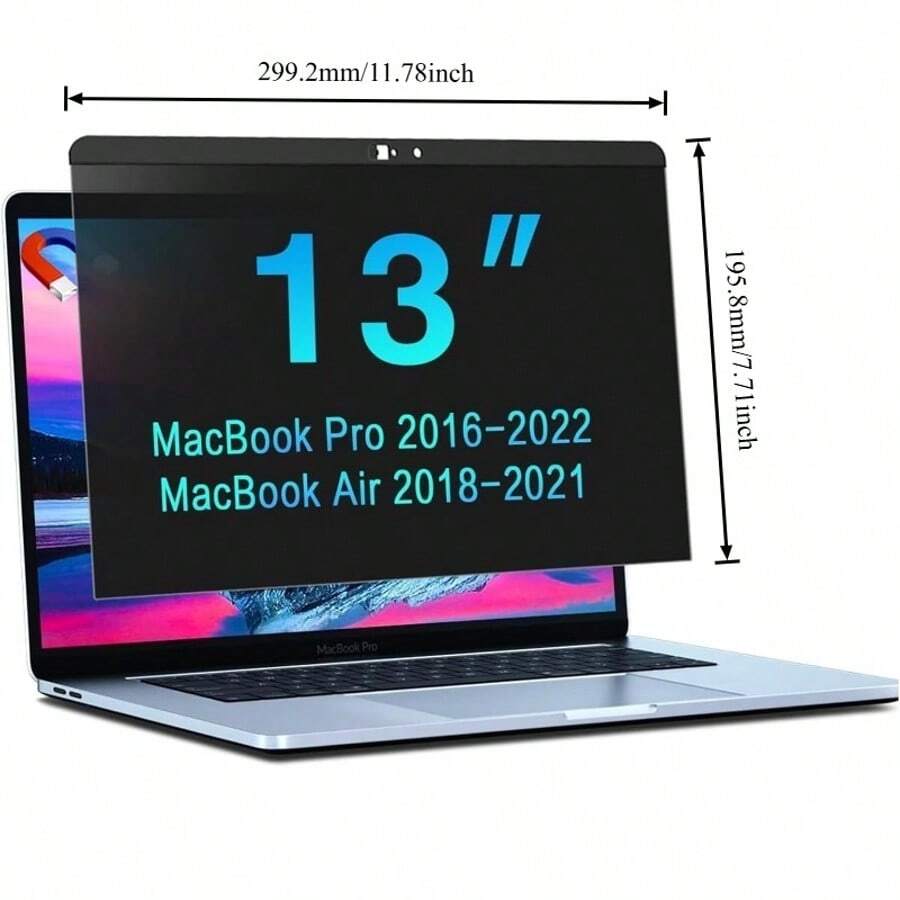 [1Pack] Magnetic Privacy Screen For Laptop - View 1
