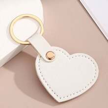 Llavero de cuero con forma de corazón personalizable - Llavero con nombre personalizado, regalo para amigos, propuesta de dama de honor, regalo de cumpleaños/aniversario personalizado, llavero de cuero personalizado - Multicolor - Ver 13