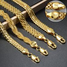 簡約 18k 鍍金銅 750 義式編織手鍊，優雅風格，適合女性日常、派對、宴會佩戴，時尚百搭層疊飾品 - 金色 - 查看 2