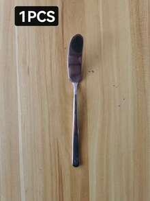 1/2/4pcs Stainless Steel Butter Knives, Cheese Spreaders, Jar Scrapers, Metal Jar Knives, Butter Scrapers, Multi-Function Scrapers, Kitchen Tools, Kitchenware - Silver - View 14