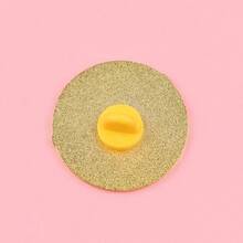 池塘风景水獭鸭珐琅胸针可爱卡通动物青蛙水豚猫胸针翻领别针徽章背包服装配饰时尚珠宝礼品 - 綠色 - 查看 11