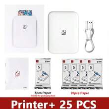 HPRT MT53 Mini Portable Pocket Printer, Wireless Photo Printer With 2x3 Inch Zinc Alloy Color Photo Print Head, Supports Bluetooth Mobile Handheld Printing. - Multicolor - View 13