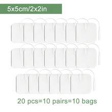 High Quality 36 Modes 30 Intensity TENS Rechargeable Electronic Pulse Massager With LCD Display, Full Body Muscle Stimulator Includes 8 Electrode Pads - White - View 14