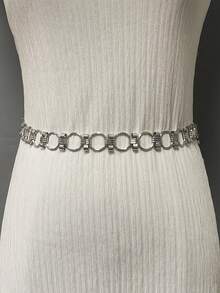1pc Women's Bohemian Exaggerated Metal Style Belt - Multicolor - View 9