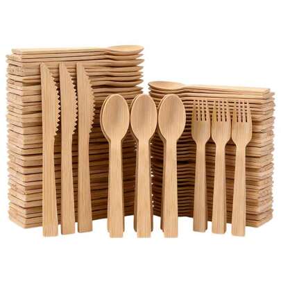 10pcs/25pcs/50pcs/100pcs Cutlery Set - Knife, Fork, Spoon, Suitable For Parties, Weddings, Birthday Parties, Spring Themed Events, Dining (Fruit, Dessert, Salad, Pasta)