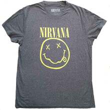 Nirvana Flower Sniffin Brindle T Shirt - 斑紋 - 查看 2