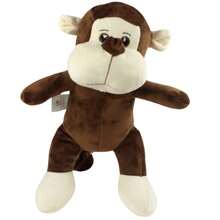 Safari Trio 35cm Plush - Elephant, Giraffe, Hippopotamus, Lion, Monkey - Gift Toy, Cute Animal Friends, Same As Photo, Jungle Kingdom, Madagascar - 大象,長頸鹿,猴子三人組 - 查看 7