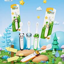 1pc/6pcs Cartoon Animal Zoo Design Kids Soft Bristle Toothbrush, Detachable Animal Pattern, Develop Children's Hands-On Ability And Cultivate Baby's Brushing Habit - Multicolor - View 11
