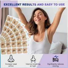 Anti-Snoring Nasl Strips Starter Kit (15/30Pack, Black) - Better Sleep, Easy Breathing, Sweat-Proof, Gentle On Skin - Nose Patch 240 Tablets - 查看 2
