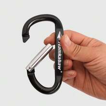 1/2 buah Carabiner Pegas D-Ring Paduan Aluminium Tebal Namkabaw Berkualitas Tinggi 3,69 Inci - 3,69 Inci, Hitam, Tahan Karat dan Tahan Lama, Cocok untuk Gantungan Kunci Luar Ruangan, Berkemah, Mendaki dan Backpacking | Klip Kunci Kokoh | - MultiWarna - View 9