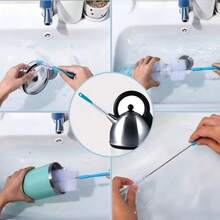 1 Set Plastic Cleaning Brushes, Multi-Functional For Cleaning Cups, Cup Lids, Bottle Caps, Wine Glasses, Tea Cups, Bottles, Straws, Kettles And Other Containers - Random Styles - View 2