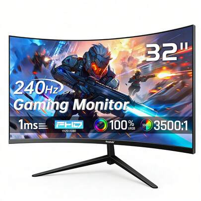 GAWFOLK 34" 4K 165Hz Curved Gaming Monitor | 1500R Immersive Screen, 1ms Response Time, AMD FreeSync Premium & HDR400 | Ultra-WQHD 3440x1440 Computer Monitor For PC Gaming, Home Office, And Cinematic Entertainment | Built-In Speakers, Multiple Ports (DP/Audio), Low Blue Light & Flicker-Free Technology For All-Day Comfort | Sleek Black Design, The Ultimate Christmas Gift For Gamers To Elevate Any Gaming Setup [Monitor, Monitor Gaming, PC Gaming, TV Alternative]