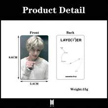 B/TS V 金泰亨 Layover 个人专辑 Weverse Shop 小卡，KPOP 周边礼品，送给 ARMY 的收藏品，ARIRANG 出品，多功能实用高清双面人像 LOMO 收藏卡，可收藏或装饰，送给粉丝和朋友的贴心礼物 - 彩色 - 查看 6