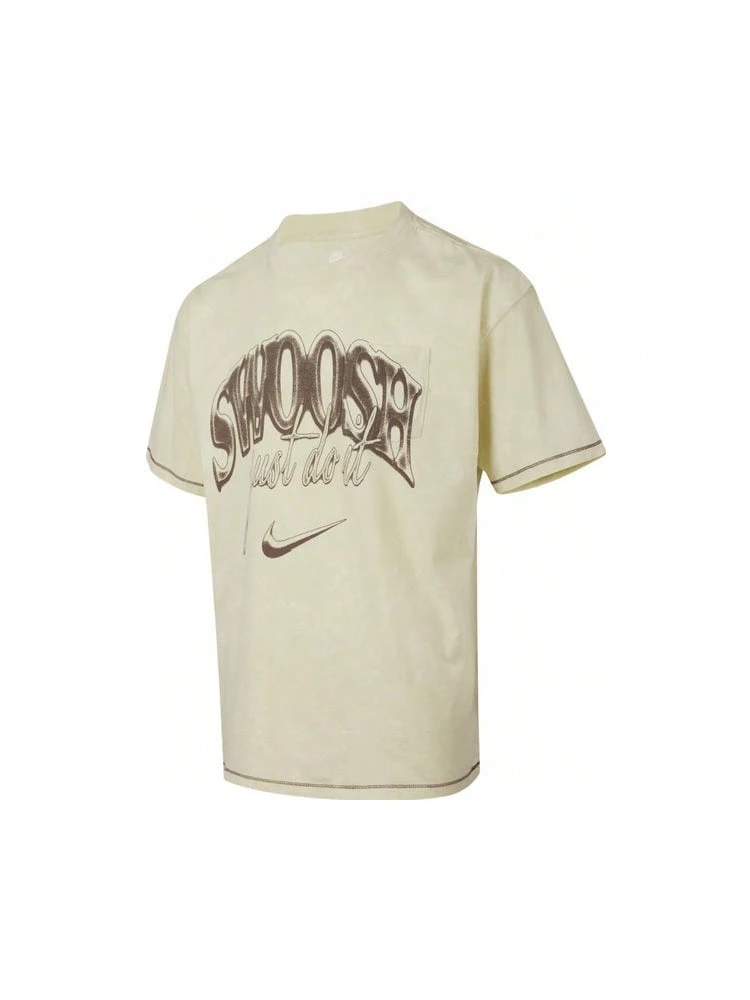 Nike Men's AS U NSW TEE M90 OC PCKT VNTG Short Sleeve Knit Crew Neck T-Shirt THQ9261-229 - Brown - View 1