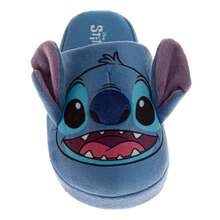 Disney Lilo & Stitch Girls' Slippers Plush, Warm, And Soft House Shoes (Little Kid Sizes 11-12 / Big Kid Sizes 13-5) - Màu xanh lam - Xem 5
