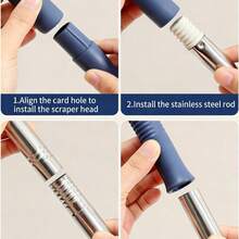 Extended Handle Double-Sided Window Cleaning Tool, Home High-Rise Window Exterior Cleaning Hands-Free Cleaner, Includes Small Brush For Cleaning Window Crevices, Convenient Cleaning Assistant - Rotatable Glass Cleaner - View 7