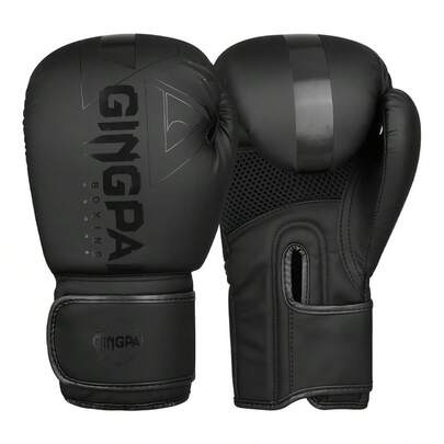 Guantes de Boxeo Profesionales para Adultos, Hombres y Mujeres, Entrenamiento Práctico, Resistentes al Desgaste, Tallas 8Oz, 10Oz, 16Oz, Color Mezclado, Cuero Sintético, Cierre - Marca