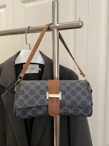 2026 New Arrival Small Niche Design Fashionable Women's Bag, Retro Personalized Square Handbag, Shoulder & Crossbody Bag - Black - View 3