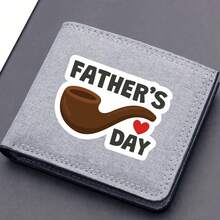 1pc Father's Day Pattern Coin Purse, Father's Day Text Wallet, Multi-Card Slot Card Holder Casual Wallet, Suitable As Father's Day Gift, Dad Gift, Gift Giving - Multicolor - View 11