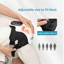 Heated Knee Massager With & Massage - With Adjustable Straps And A Cordless Design, Ideal For Soothing Joints, Muscles, And Knees. A Perfect For The Knees, It Makes A Great Gift For Parents And Anyone - View 6