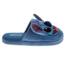 Disney Lilo & Stitch Girls' Slippers Plush, Warm, And Soft House Shoes (Little Kid Sizes 11-12 / Big Kid Sizes 13-5) - Màu xanh lam - Xem 2