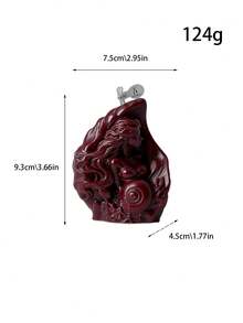 Burgundy Red Mermaid In Shell Sculptural Candle, Handmade Soy Wax, Vintage Ocean Aesthetic Home Decor, Unique Romantic Gift For Her - 1PC - View 7