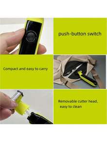 Afeitadora eléctrica recargable portátil para hombres, recortadora de vello de axilas y piernas - Un gran regalo para tu padre o novio. - Multicolor - Ver 7